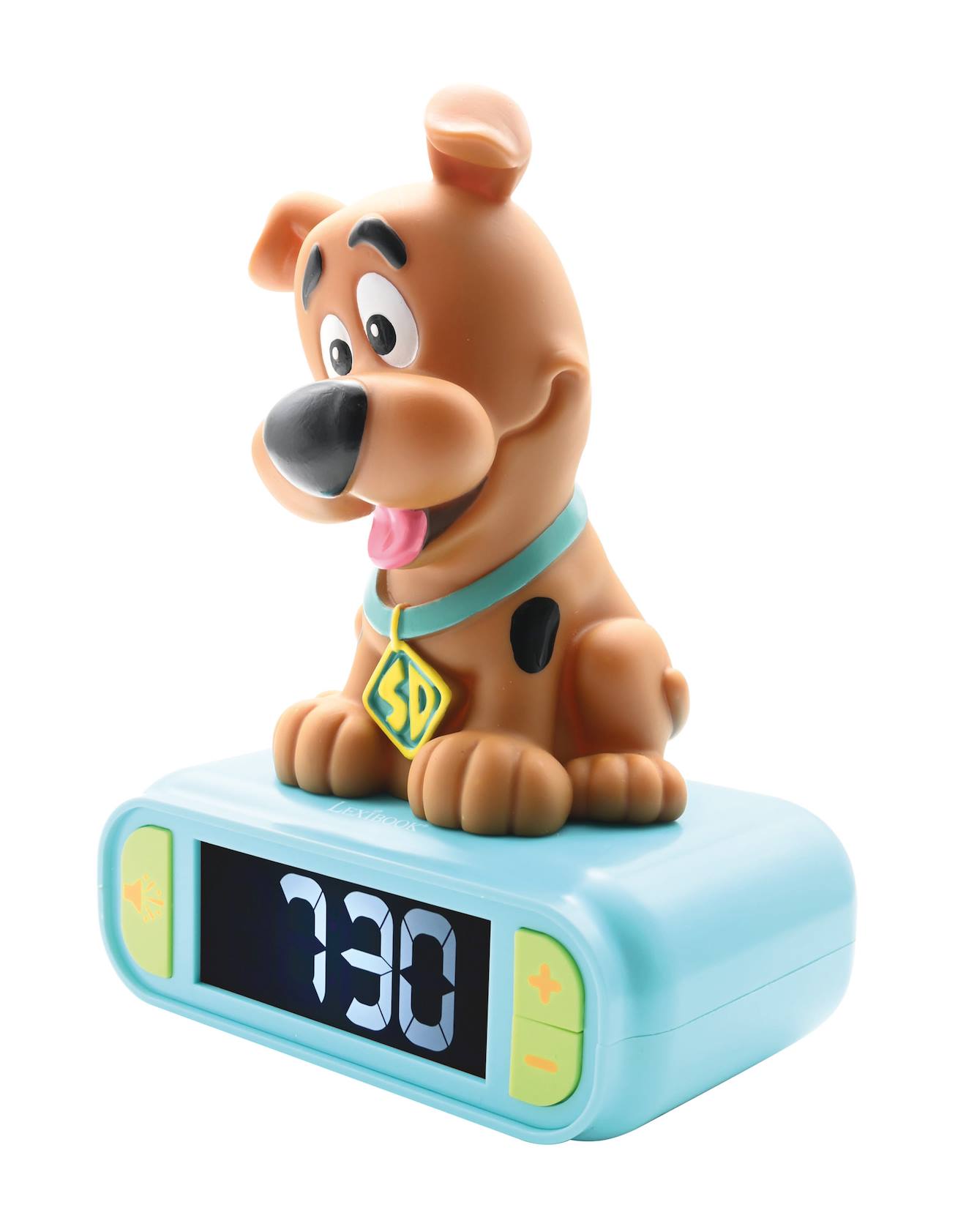 Wecker mit 3D-Nachtlicht Scooby-Doo von Lexibook