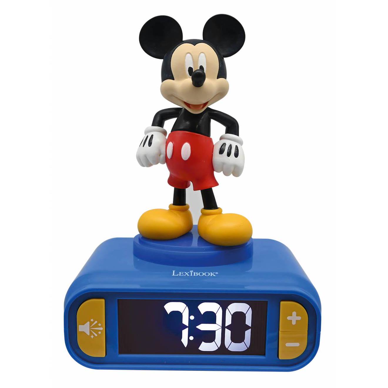 Wecker mit Mickey-Nachtlicht in 3D von Lexibook