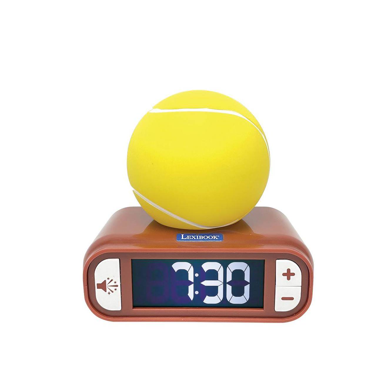 Wecker mit Nachtlicht Tennis in 3D von Lexibook