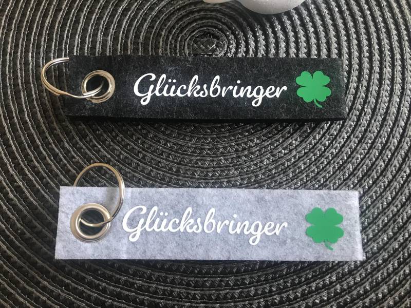 Schlüsselanhänger Personalisiert, Personalisierbar, Glücksbringer, Abschiedsgeschenk, Glück, Kleeblatt Schlüsselanhänger Personalisiert, Personalisierbar, Glücksbringer, Abschiedsgeschenk, Glück, Kleeblatt von LexisGeschenkideen