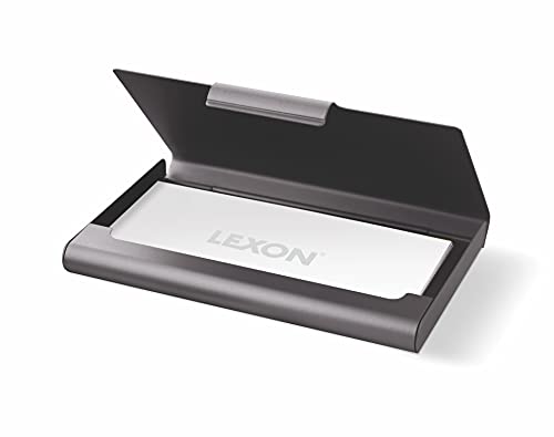 Lexon Card Box Aluminium Visitenkartenetui (Metall) von Lexon