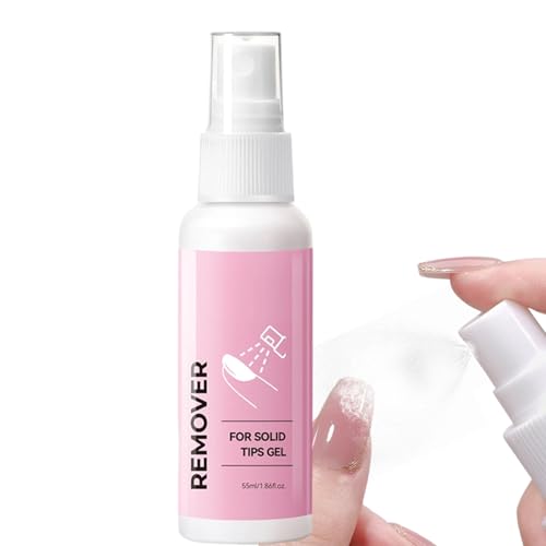 Künstliche Nägel Entferner - Festes Gellack Entferner - Nagellackentferner Spray 55ml Für Maniküre Anfänger French Tip Stempel Zuhause Unterwegs Salon von Lexsyn