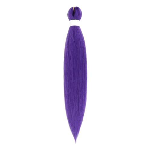 Purple Hair Extensions | Purple Braiding Hair | 26 Inch Pre-Stretched Synthetic Braiding Verheddern Verhindert Langlebige Styling Haarteile Für Cosplay Weihnachtsmaskenbälle Rollenspielpartys Purple Hair Extensions | Purple Braiding Hair | 26 Inch Pre-Stretched Synthetic Braiding Verheddern Verhindert Langlebige Styling Haarteile Für Cosplay Weihnachtsmaskenbälle Rollenspielpartys von Lexsyn