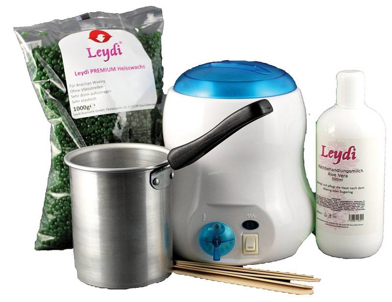 Leydi Enthaarungswachs PROFI Brazilian Waxing Set PREMIUM Azulen - Waxingset komplett Leydi Enthaarungswachs PROFI Brazilian Waxing Set PREMIUM Azulen - Waxingset komplett von Leydi