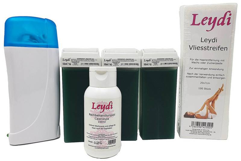 Leydi Enthaarungswachs Warmwachspatronenset Leydi Prive Azulen, Komplettset Leydi Enthaarungswachs Warmwachspatronenset Leydi Prive Azulen, Komplettset von Leydi