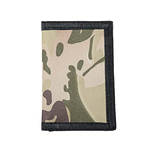 Leyeve Trifold Canvas Outdoor Sport Geldbörse für Kinder Utility Geldbörse für grüne Camouflage, Wüstengelbe Tarnung, Dreifach gefaltete Brieftasche von Leyeve