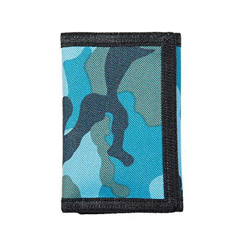 Leyeve Trifold Canvas Outdoor Sport Geldbörse für Kinder Utility Geldbörse für grüne Camouflage, blau camouflage, Dreifach gefaltete Brieftasche von Leyeve