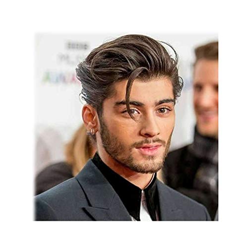 Kurze Glatte Haare Perücke Männer Dunkelbraunes Lockiges Haar Schöne Natürliche Und Realistische Hitzebeständige Synthetische Mode Perücke 9 Zoll Kurze Glatte Haare Perücke Männer Dunkelbraunes Lockiges Haar Schöne Natürliche Und Realistische Hitzebeständige Synthetische Mode Perücke 9 Zoll von Leying