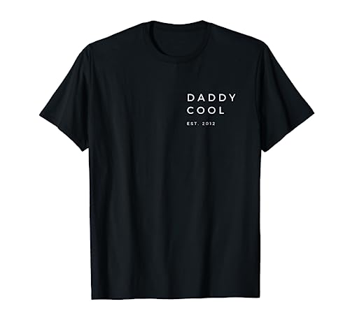 Herren DADDY COOL EST 2012 Vatertag Weihnachten weiß T-Shirt Herren DADDY COOL EST 2012 Vatertag Weihnachten weiß T-Shirt von Leylo-Design