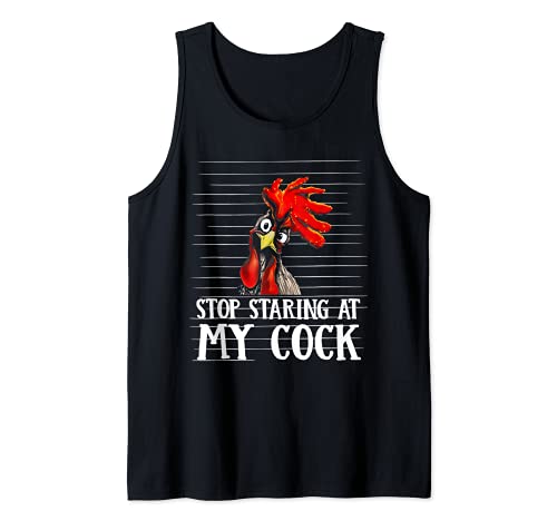 Herren Stop Staring At My Cock Tank Top Herren Stop Staring At My Cock Tank Top von LezBCoffee Stop Staring At My Cock