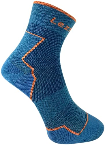 LezMoov 2 Paar Merino wolle Sport socken (DE/NL/SE/PL, Alphanumerisch, L, Regular, Regular) von LezMoov