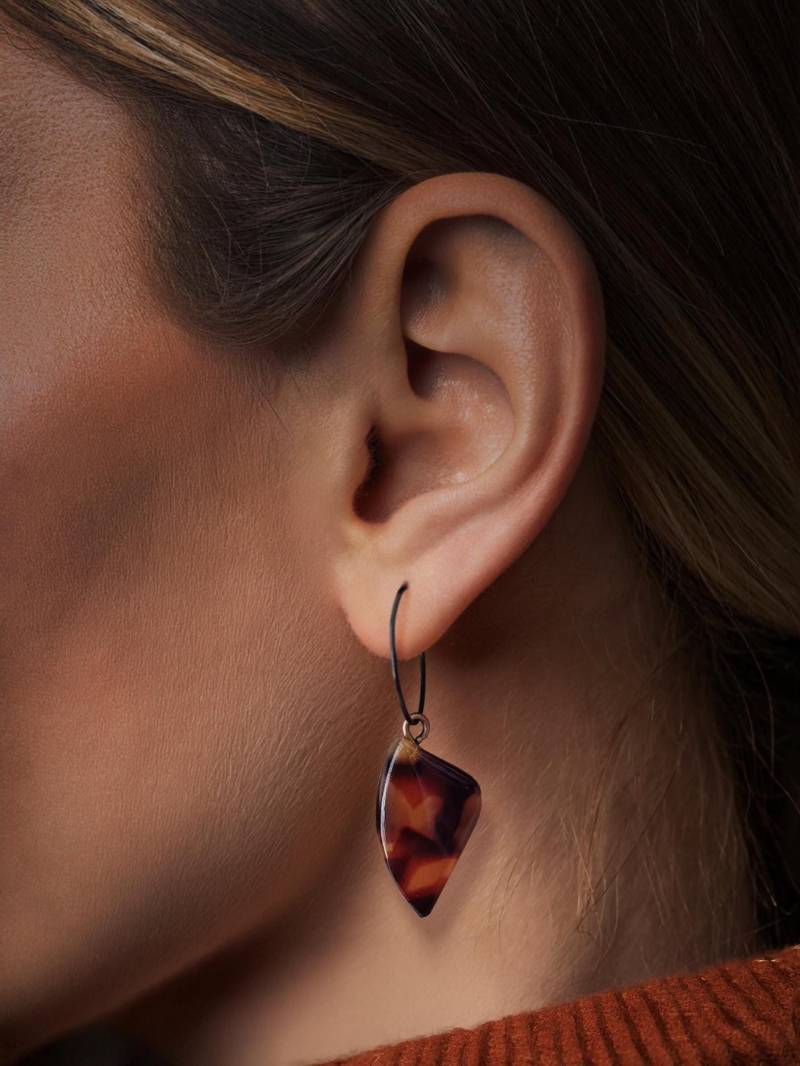 Nachhaltige Acetat-Ohrringe Mit Uv-Harz - Handgemachter Statement-Schmuck Nachhaltige Acetat-Ohrringe Mit Uv-Harz - Handgemachter Statement-Schmuck von LezenaStudio