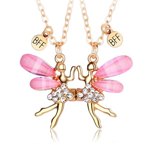 Lezmoii Beste Freundin Halskette Freundschaft Halskette Geschenke Passende Magnetische BFF Halskette für 2 Mädchen, Metall, Kein Edelstein Lezmoii Beste Freundin Halskette Freundschaft Halskette Geschenke Passende Magnetische BFF Halskette für 2 Mädchen, Metall, Kein Edelstein von Lezmoii