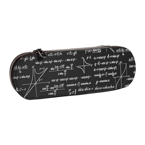 Hartschalen-Federmäppchen, Schreibwaren-Organizer, Federmäppchen und Make-up-Tasche aus Leder, Cartoon-Tier von LfearTesa