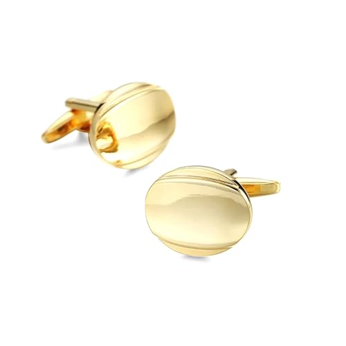 Herren Französische Hemdmanschettenknöpfe Klassische Laser Metall Quadrat Gitter Manschettenknöpfe,Farbe 8,1 Paar von LfearTesa