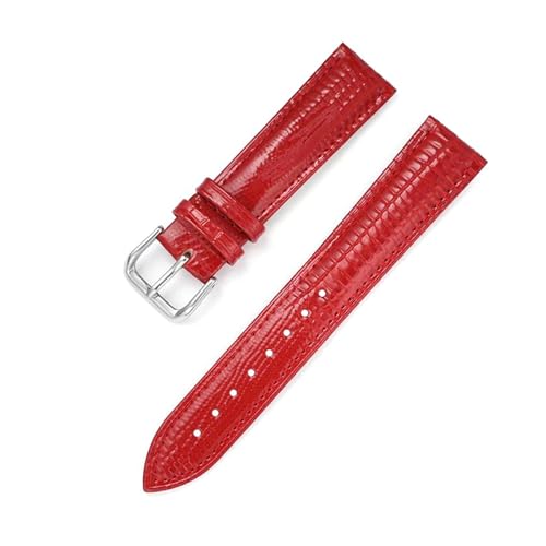 Lederband 20mm 22mm Uhrenarmband 12~22mm Eidechsenmuster Lackleder glänzend Herren- und Damengürtel,Rot,20 mm Lederband 20mm 22mm Uhrenarmband 12~22mm Eidechsenmuster Lackleder glänzend Herren- und Damengürtel,Rot,20 mm von LfearTesa