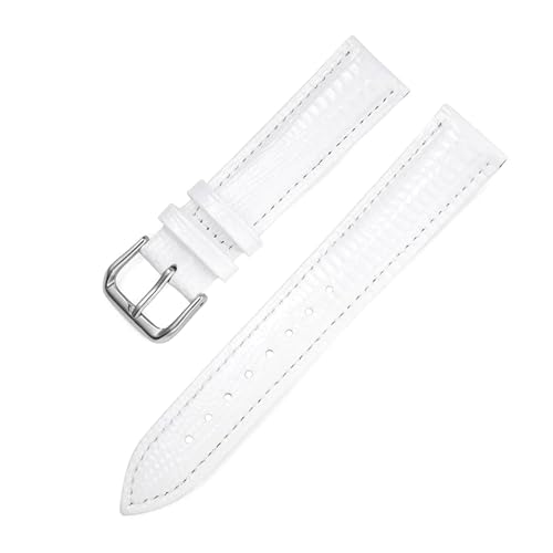 Lederband 20mm 22mm Uhrenarmband 12~22mm Eidechsenmuster Lackleder glänzend Herren- und Damengürtel,Weiß,22 mm Lederband 20mm 22mm Uhrenarmband 12~22mm Eidechsenmuster Lackleder glänzend Herren- und Damengürtel,Weiß,22 mm von LfearTesa