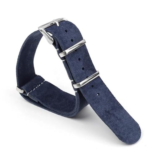 LfearTesa 18mm 20mm 22mm Weiches Wildleder Retro Strap Sport Uhrenarmband,Blau,20 mm LfearTesa 18mm 20mm 22mm Weiches Wildleder Retro Strap Sport Uhrenarmband,Blau,20 mm von LfearTesa