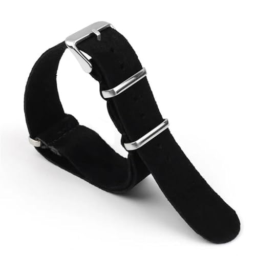 LfearTesa 18mm 20mm 22mm Weiches Wildleder Retro Strap Sport Uhrenarmband,Schwarz,22 mm LfearTesa 18mm 20mm 22mm Weiches Wildleder Retro Strap Sport Uhrenarmband,Schwarz,22 mm von LfearTesa