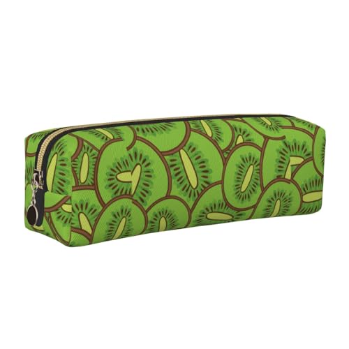 LfearTesa Bleistifttasche, Federmäppchen aus Leder, Schreibwaren-Organizer-Box,Grünes Kiwi-Muster LfearTesa Bleistifttasche, Federmäppchen aus Leder, Schreibwaren-Organizer-Box,Grünes Kiwi-Muster von LfearTesa