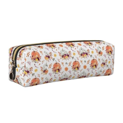 LfearTesa Bleistifttasche, Federmäppchen aus Leder, Schreibwaren-Organizer-Box,Herbst Kürbis Druck LfearTesa Bleistifttasche, Federmäppchen aus Leder, Schreibwaren-Organizer-Box,Herbst Kürbis Druck von LfearTesa