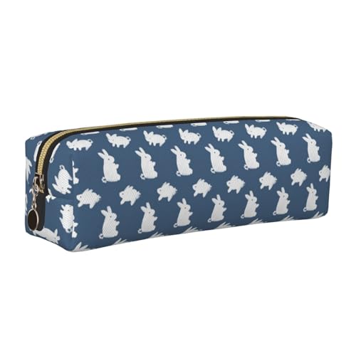 LfearTesa Bleistifttasche, Federmäppchen aus Leder, Schreibwaren-Organizer-Box,Kaninchen Cooles Modetier LfearTesa Bleistifttasche, Federmäppchen aus Leder, Schreibwaren-Organizer-Box,Kaninchen Cooles Modetier von LfearTesa