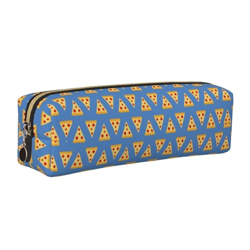 LfearTesa Bleistifttasche, Federmäppchen aus Leder, Schreibwaren-Organizer-Box,Lustige Pizza LfearTesa Bleistifttasche, Federmäppchen aus Leder, Schreibwaren-Organizer-Box,Lustige Pizza von LfearTesa