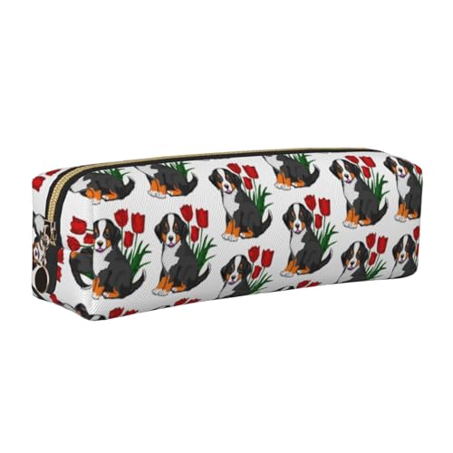 LfearTesa Bleistifttasche, Federmäppchen aus Leder, Schreibwaren-Organizer-Box,Lustiger Welpe LfearTesa Bleistifttasche, Federmäppchen aus Leder, Schreibwaren-Organizer-Box,Lustiger Welpe von LfearTesa