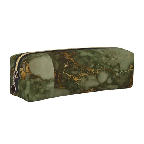 LfearTesa Bleistifttasche, Federmäppchen aus Leder, Schreibwaren-Organizer-Box,Luxuriöse Partys aus grünem und goldenem Marmor LfearTesa Bleistifttasche, Federmäppchen aus Leder, Schreibwaren-Organizer-Box,Luxuriöse Partys aus grünem und goldenem Marmor von LfearTesa