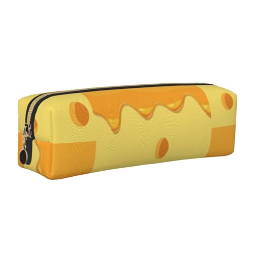LfearTesa Bleistifttasche, Federmäppchen aus Leder, Schreibwaren-Organizer-Box,Pasta-Käse-Lebensmittelmuster LfearTesa Bleistifttasche, Federmäppchen aus Leder, Schreibwaren-Organizer-Box,Pasta-Käse-Lebensmittelmuster von LfearTesa