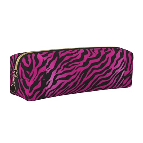 LfearTesa Bleistifttasche, Federmäppchen aus Leder, Schreibwaren-Organizer-Box,Rosa Zebratier LfearTesa Bleistifttasche, Federmäppchen aus Leder, Schreibwaren-Organizer-Box,Rosa Zebratier von LfearTesa