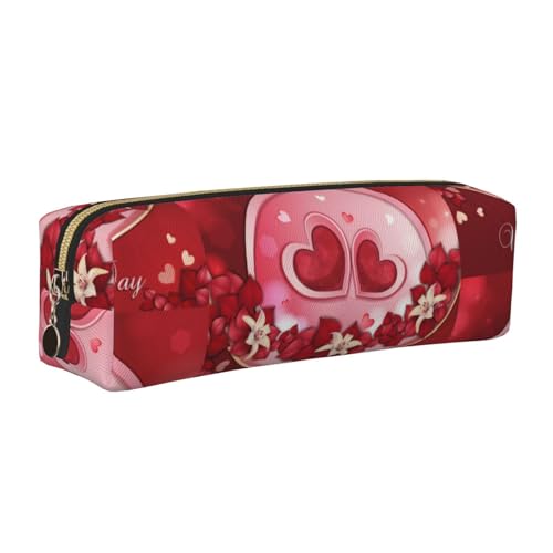 LfearTesa Bleistifttasche, Federmäppchen aus Leder, Schreibwaren-Organizer-Box,Schönen Valentinstag LfearTesa Bleistifttasche, Federmäppchen aus Leder, Schreibwaren-Organizer-Box,Schönen Valentinstag von LfearTesa