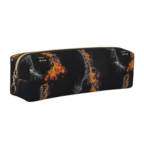 LfearTesa Bleistifttasche, Federmäppchen aus Leder, Schreibwaren-Organizer-Box,Schwarzer Cocker Spaniel mit langem Haar LfearTesa Bleistifttasche, Federmäppchen aus Leder, Schreibwaren-Organizer-Box,Schwarzer Cocker Spaniel mit langem Haar von LfearTesa