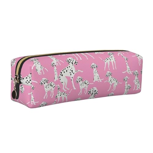 LfearTesa Bleistifttasche, Federmäppchen aus Leder, Schreibwaren-Organizer-Box,Süßer Dalmatiner LfearTesa Bleistifttasche, Federmäppchen aus Leder, Schreibwaren-Organizer-Box,Süßer Dalmatiner von LfearTesa