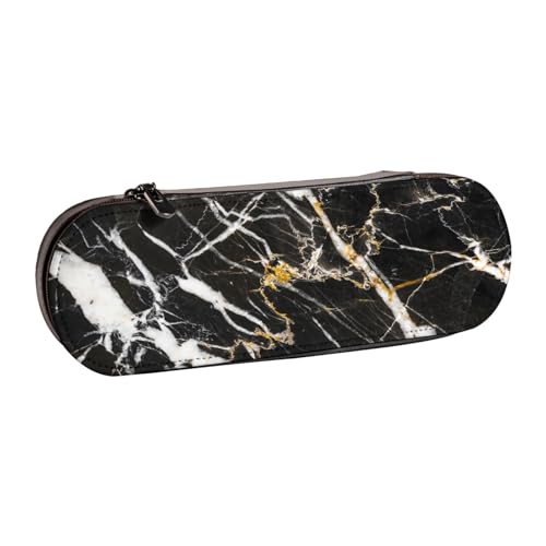 LfearTesa Hartschalen-Federmäppchen, Schreibwaren-Organizer, Leder-Federmäppchen und Make-up-Tasche, Marmor von LfearTesa