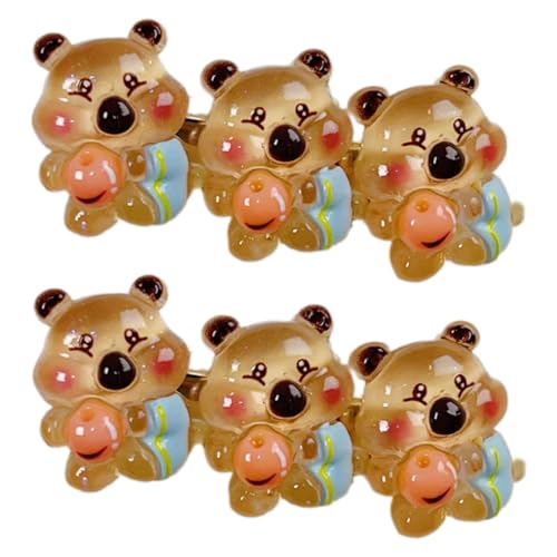 Bunte Kinder-Haarspangen mit Cartoon-Motiv, bequem, schön, für Kleinkinder, Mädchen, für den täglichen Gebrauch, elastische Haarspangen, 2 Stück Bunte Kinder-Haarspangen mit Cartoon-Motiv, bequem, schön, für Kleinkinder, Mädchen, für den täglichen Gebrauch, elastische Haarspangen, 2 Stück von LfrXtra
