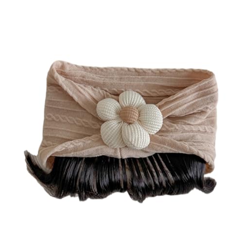 Cosplay Blume Haarteil Haarband für Neugeborene Mädchen Weihnachten Haarschmuck Mode Baby Kopfbedeckung Elastische Kopfbedeckung von LfrXtra