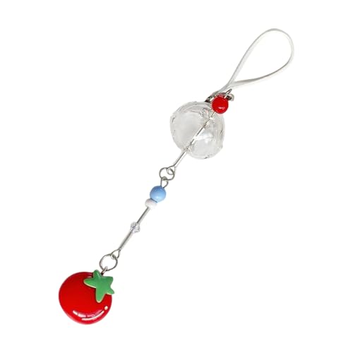 Exquisite Tomate Und Klopfen Design Keyring Phone Lanyard Stylish Bag Hanging Ornament Symbol Für Glück Und Fülle von LfrXtra