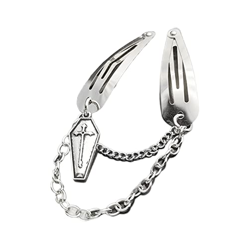 Goth Gitarre Liebeshaarklammern Für Frauen Metallketten Haare Clip Mädchen Punk Bat Clip Vintage Hair Accessoires Schmuck Goth Gitarre Liebeshaarklammern Für Frauen Metallketten Haare Clip Mädchen Punk Bat Clip Vintage Hair Accessoires Schmuck von LfrXtra