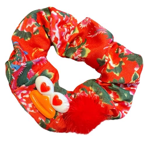 Haargummi mit lustigem Blumenmuster, bezauberndes Blumenmuster, Haargummi für Mädchen von LfrXtra