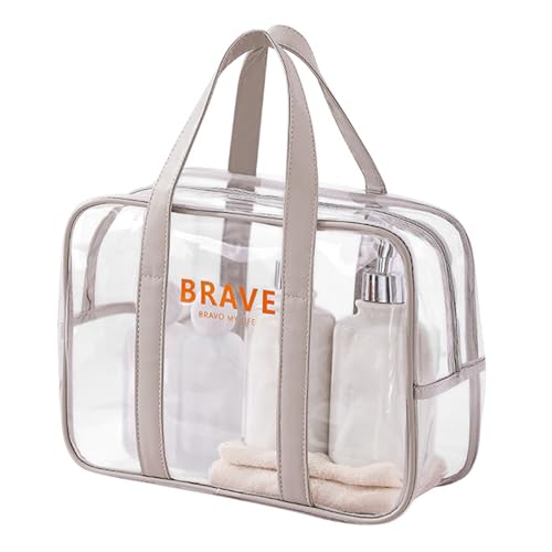 Kosmetischer Beutel Wasserresistentes Toilettenbeutel Reisen Make Up Beutel Fitness Schwimmbeutel Klarer Strandbeutel Für Frauen Und Mädchen von LfrXtra