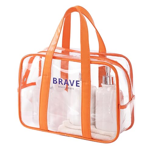 Kosmetischer Beutel Wasserresistentes Toilettenbeutel Reisen Make Up Beutel Fitness Schwimmbeutel Klarer Strandbeutel Für Frauen Und Mädchen von LfrXtra