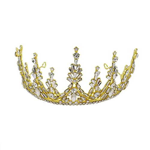 Kristall-Stirnband für Strass-Prinzessinnen-Vintage-Metall-Haarreif, Prinzessin, Brautschmuck, Haarschmuck von LfrXtra