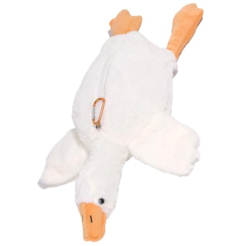 LfrXtra Cartoon Gooses Bleistiftkoffer Großer Kapazität Stiftbeutel Plüschbeutelbeutel Schöne Tierstiftbeutel Schulbürovorräte von LfrXtra
