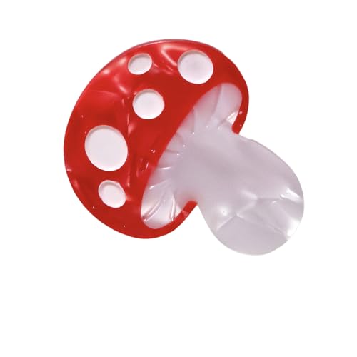 LfrXtra Haar-Accessoires, Acetatsäure, Pilz-Haarspange, starke Feder-Seitenklammer für Damen und kleine Mädchen, Freizeitkleidung, Haarform-Zubehör von LfrXtra