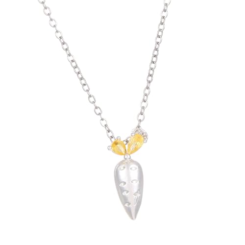 LfrXtra Halskette mit Kreuz-Anhänger im Vintage-Stil, zarte Legierung, mit Tannenzapfenverzierung für Partys von LfrXtra