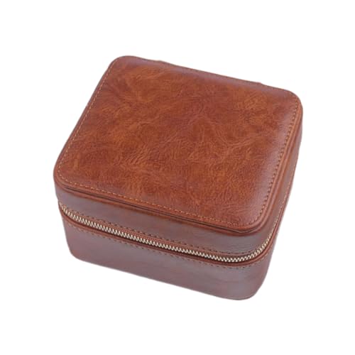 LfrXtra Tragbare 2 Slot Watch Storage Box Soft Kissen Innenhandwerke Reisefreundliche Uhren Schmuckauflage Hülle von LfrXtra