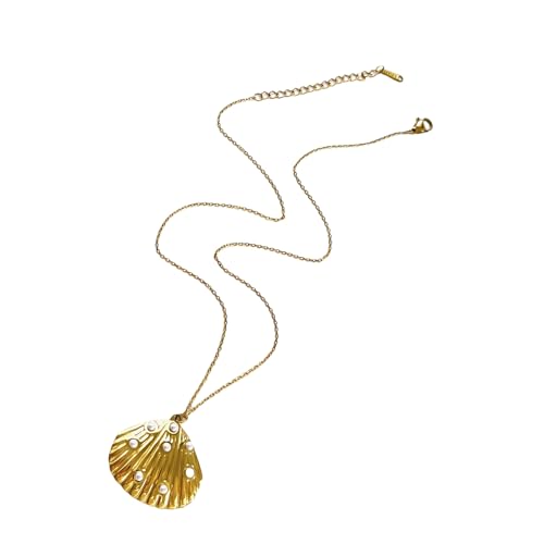 Sea Themed Sea Star Shell Edelstahl Verstellbarer Leichter Halskette Mode Schmuck Für Frauen Täglich Stapelstapelstrand Inspiriert Anhänger Halskette von LfrXtra