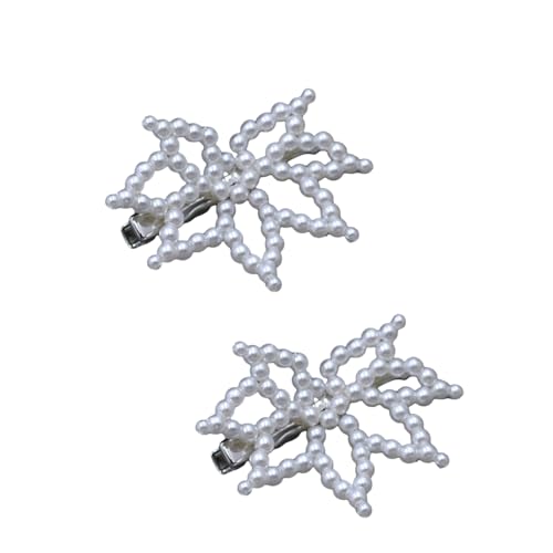 Verstellbare Perlen, ausgehöhlte Blumen-Haarspangen-Set für Damen, ganztägiger Komfort, Haarstyling-Zubehör für den täglichen Gebrauch, Haar-Accessoires von LfrXtra