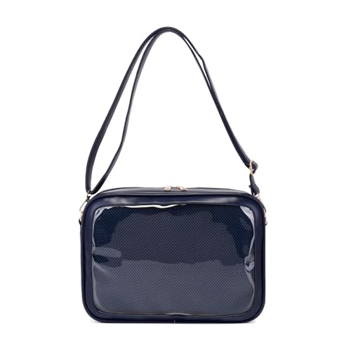 Weibliche Süße Reise Handtasche Mädchen Umhängetasche Frauen Transparente Tasche Tasche Mit Verstellbarem Schultergurt von LfrXtra